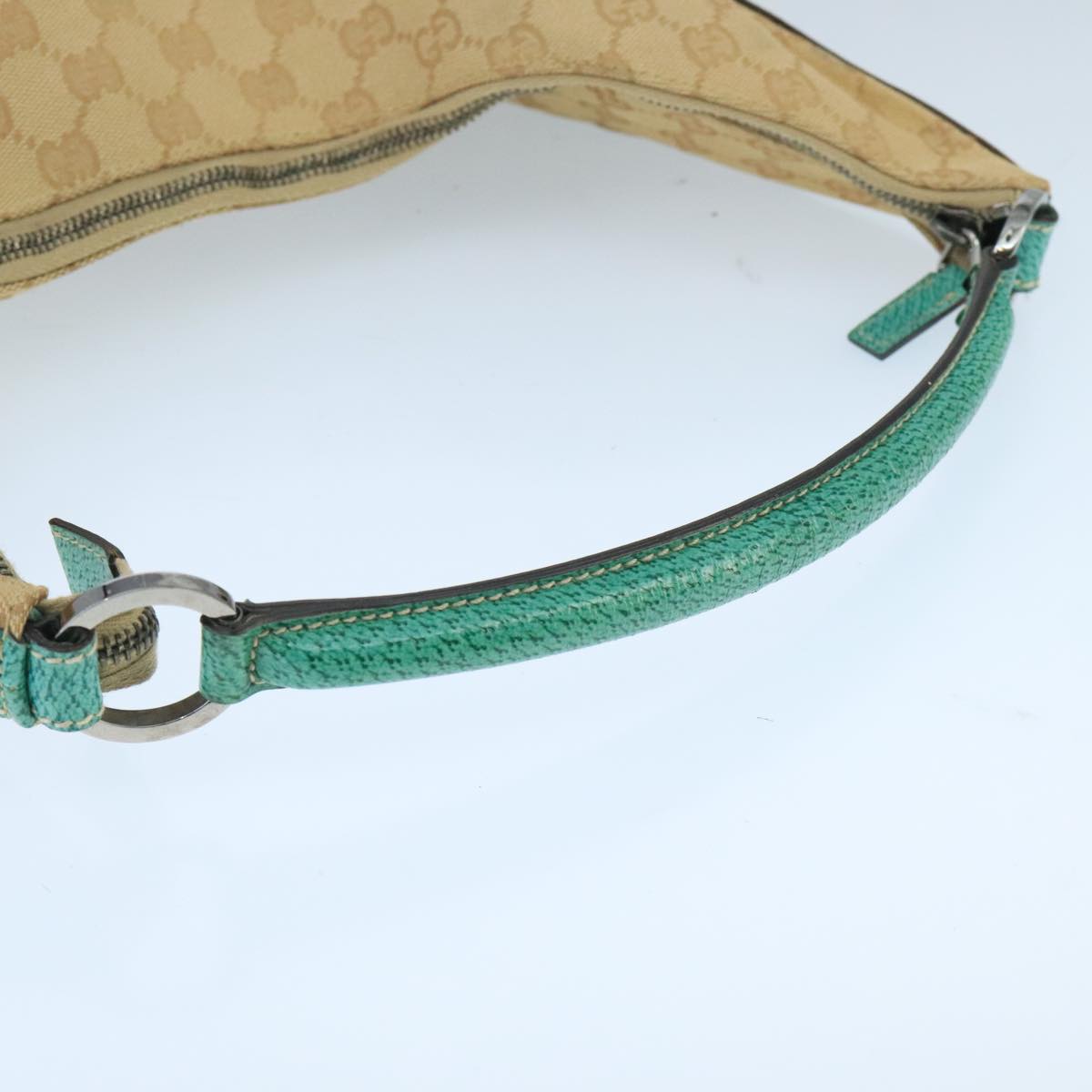 GUCCI GG Canvas Shoulder Bag Beige 124358 99867