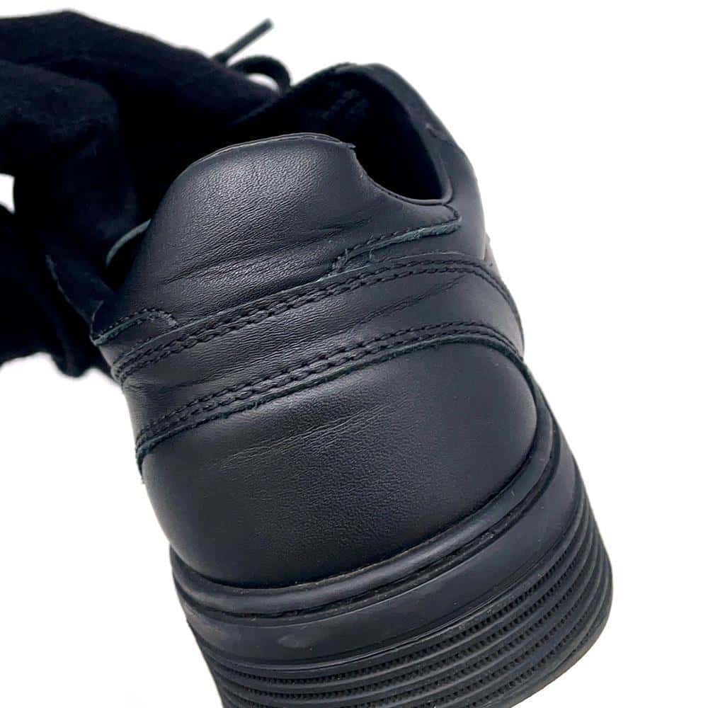 CHANEL CC Logo Sneakers BlackG45079 Leather Size 38