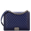 CHANEL Boy Flap Bag Quilted Lambskin Large