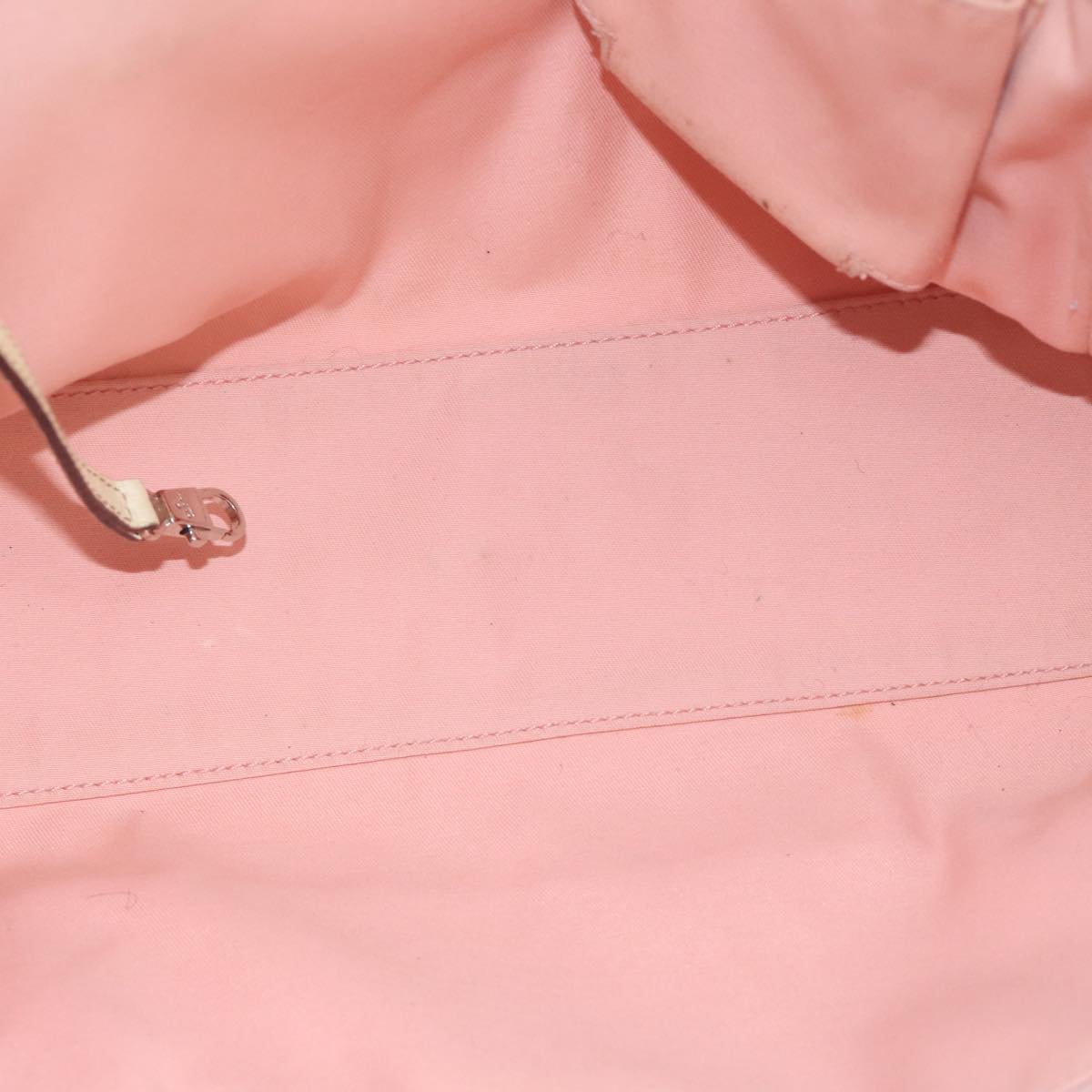 GUCCI GG Canvas Sherry Line Hand Bag Pink Green 99914