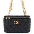 CHANEL Matelasse Chain Vanity BlackAP3044 Lambskin