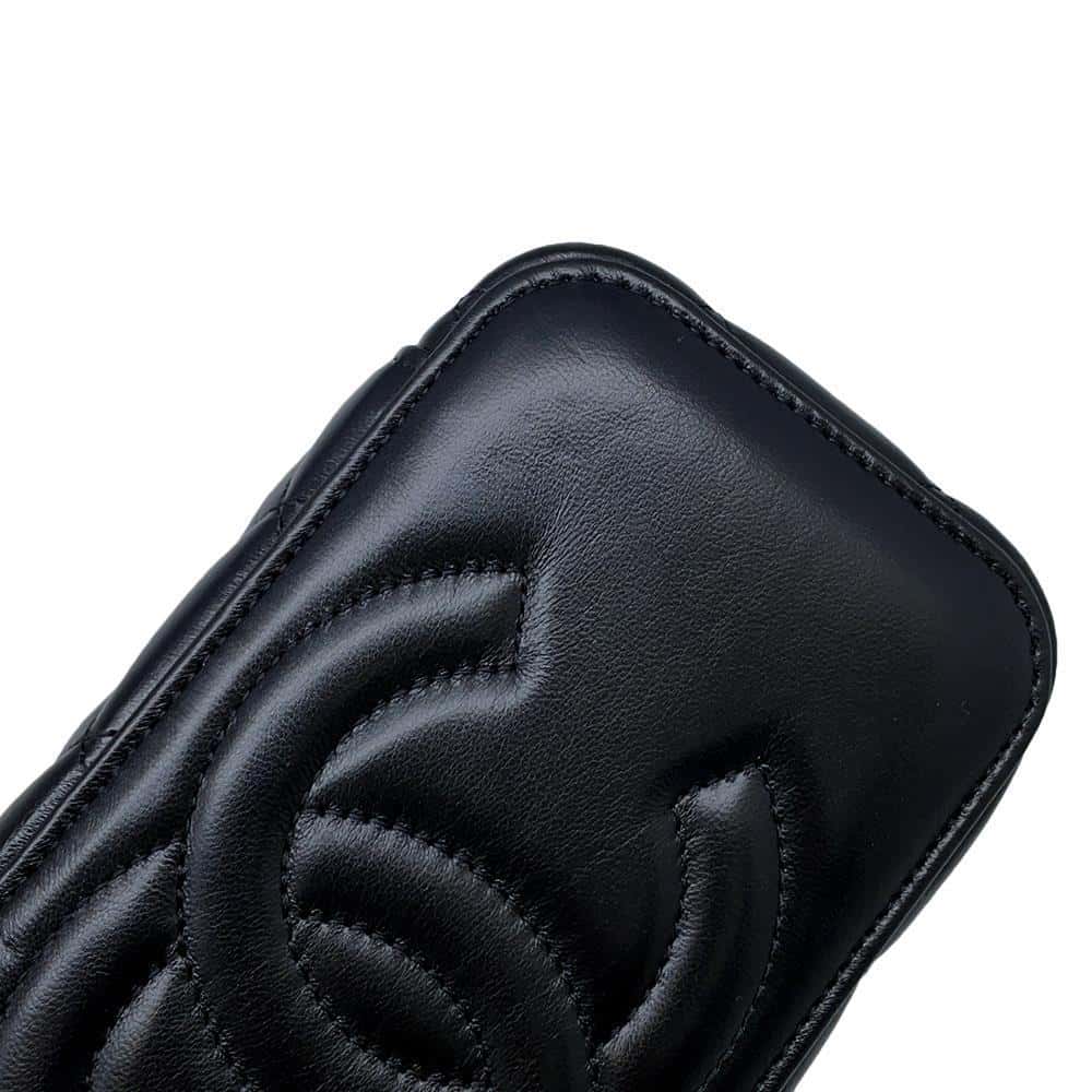 CHANEL Matelasse Chain Vanity BlackAP3044 Lambskin