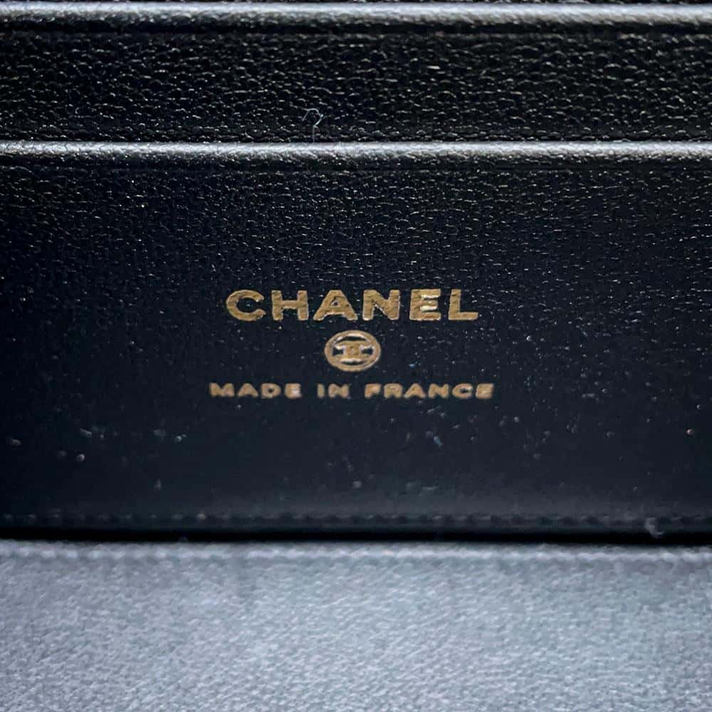 CHANEL Matelasse Chain Vanity BlackAP3044 Lambskin