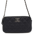 CHANEL Matelasse Chain wallet BlackAP3837 Caviar Leather