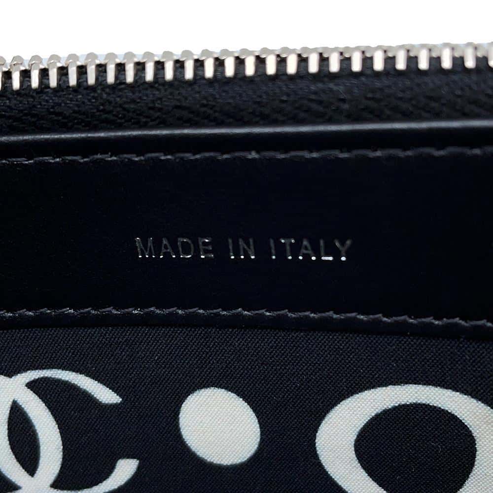 CHANEL Matelasse Chain wallet BlackAP3837 Caviar Leather