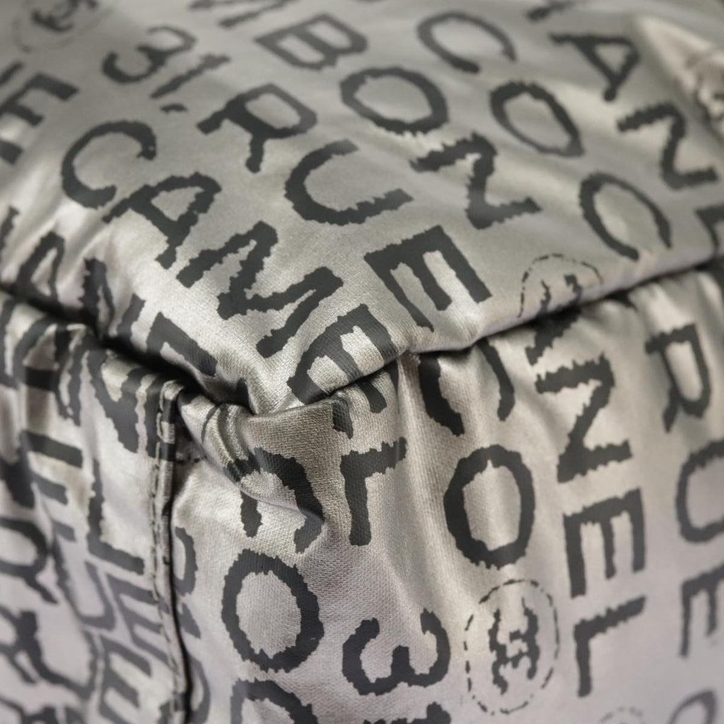 CHANEL Unlimited Shoulder Bag Nylon Silver CC 99931