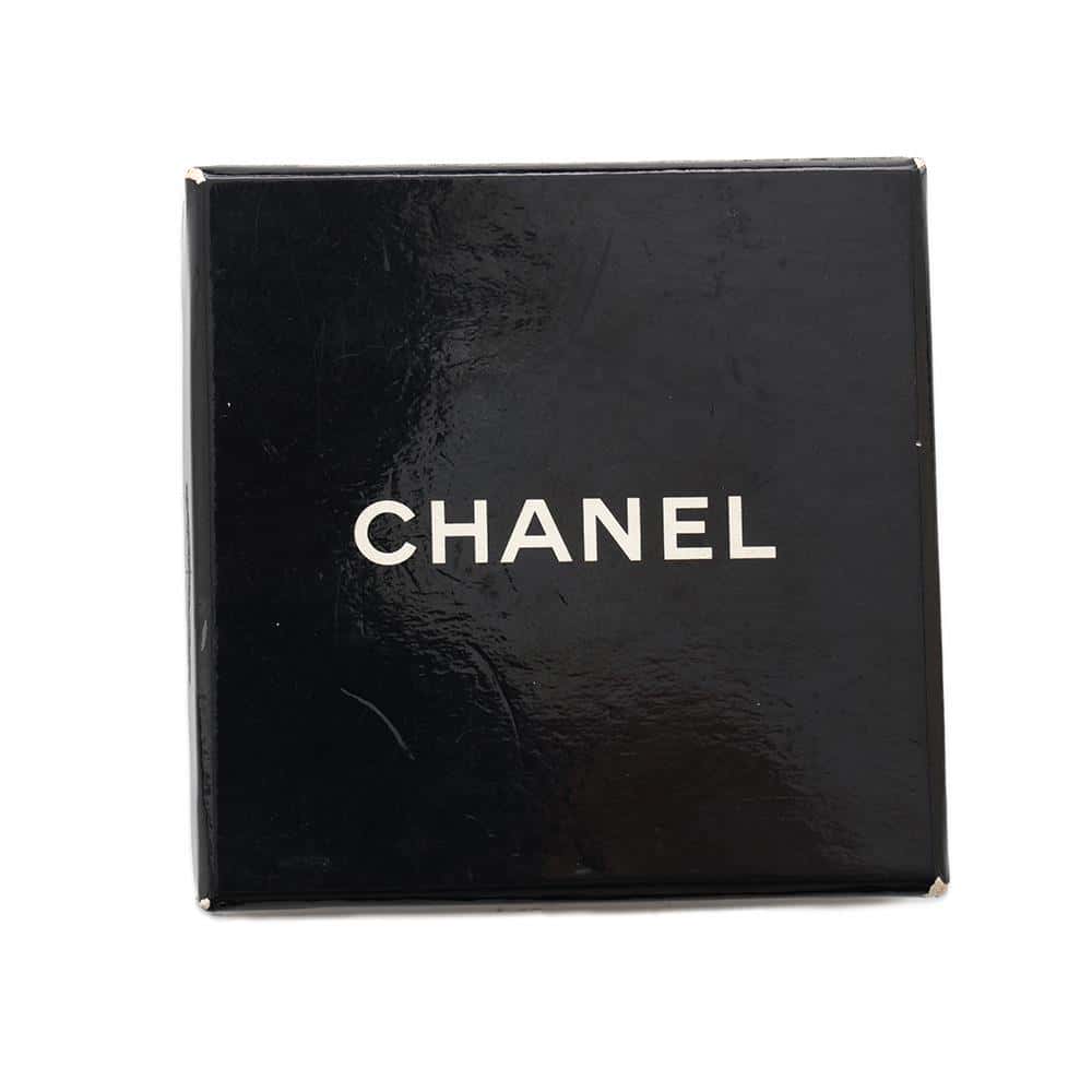 CHANEL Bijoux Square Earring Gold Metal