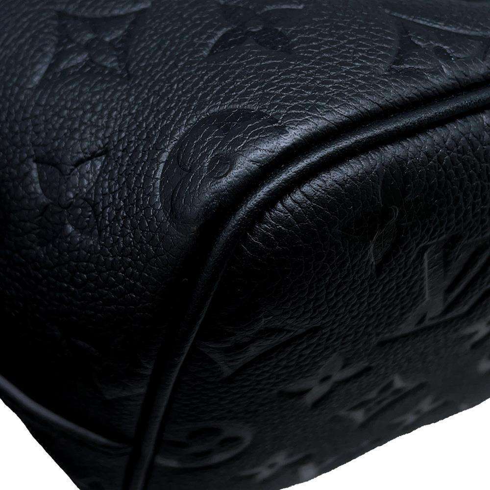 LOUIS VUITTON With Holes Tote Bag Noir M58661 Monogram Empreinte Leather Size MM