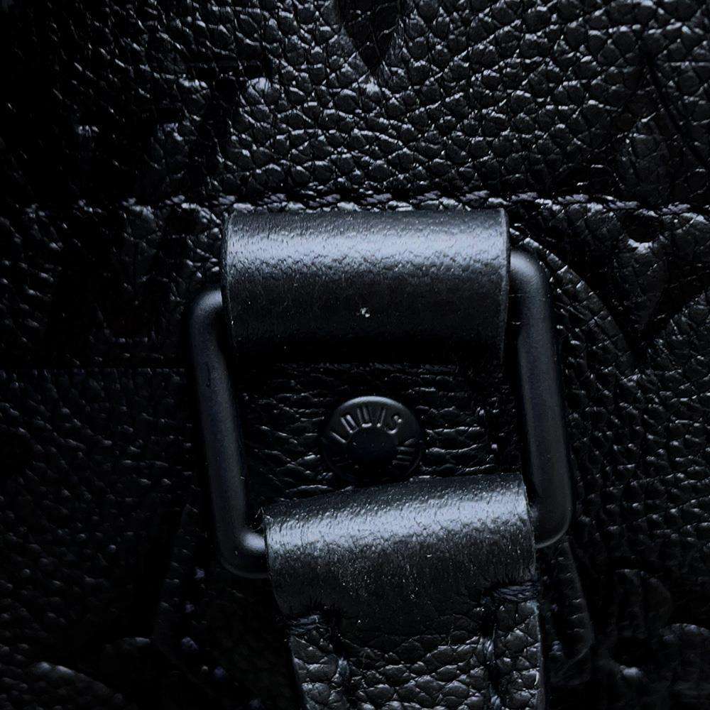 LOUIS VUITTON With Holes Tote Bag Noir M58661 Monogram Empreinte Leather Size MM