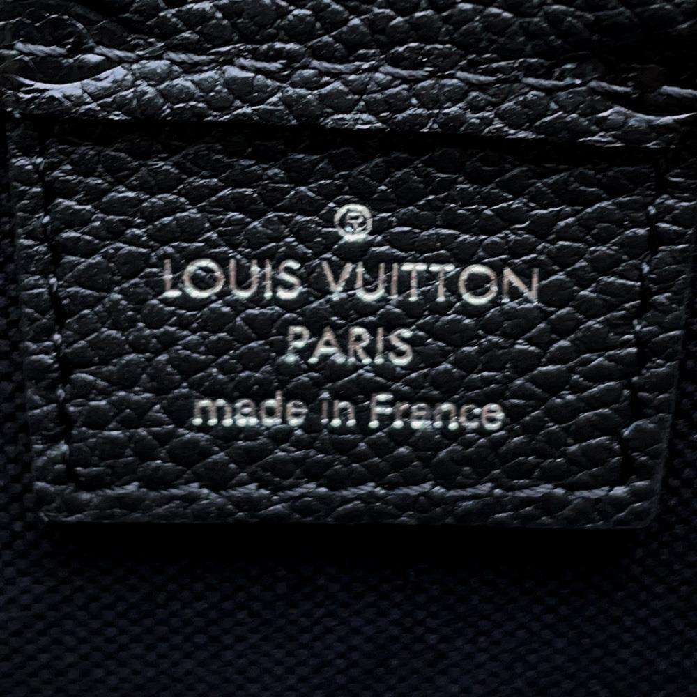 LOUIS VUITTON With Holes Tote Bag Noir M58661 Monogram Empreinte Leather Size MM