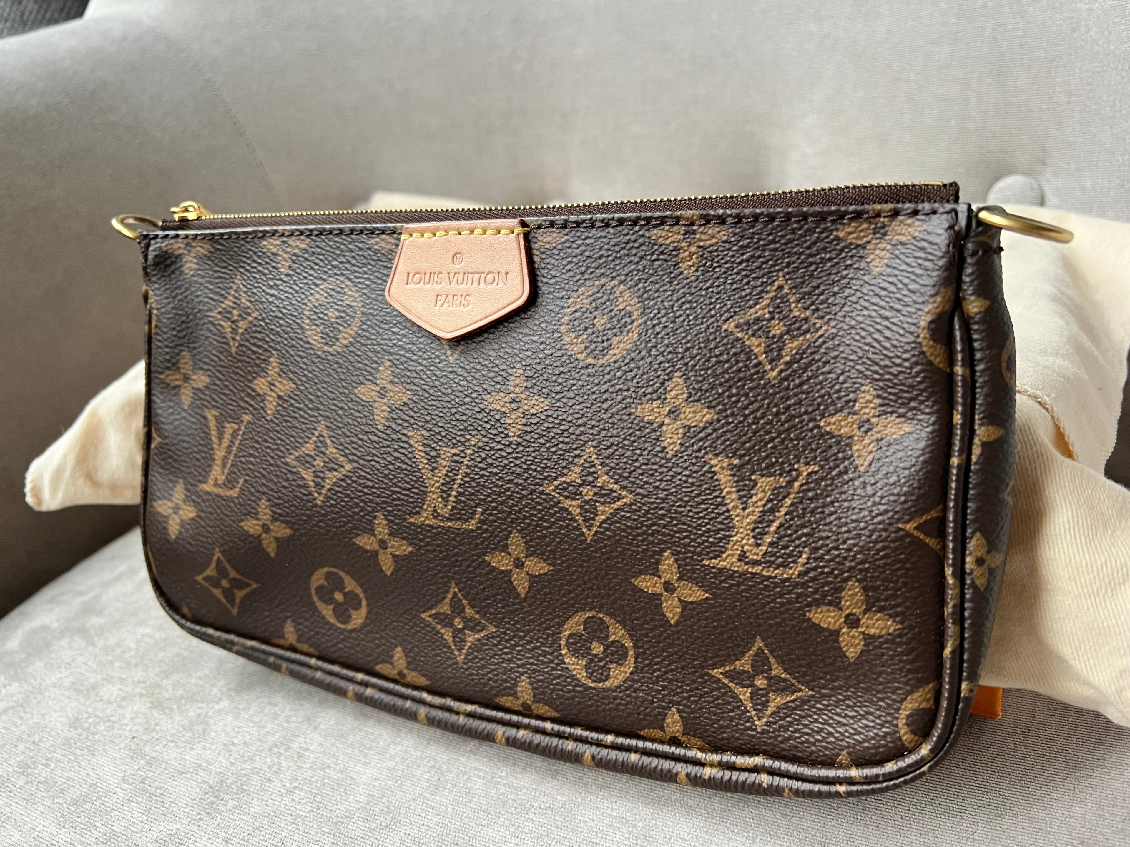 Louis Vuitton Multi Pochette Accessoires Khaki (RRP £1970)