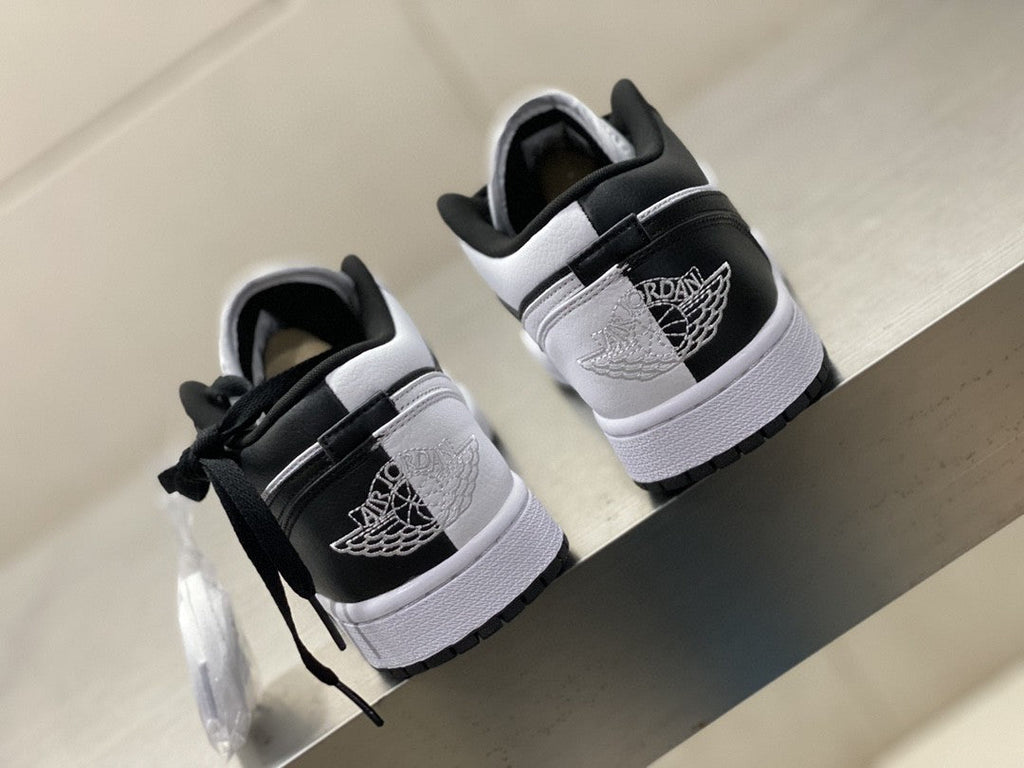 GLAMI Jordan 1 Low ÃƒÂ¢Ã¢â€šÂ¬Ã…â€œSplitÃƒÂ¢Ã¢â€šÂ¬Ã‚Â Black/White For Men DR0502-101