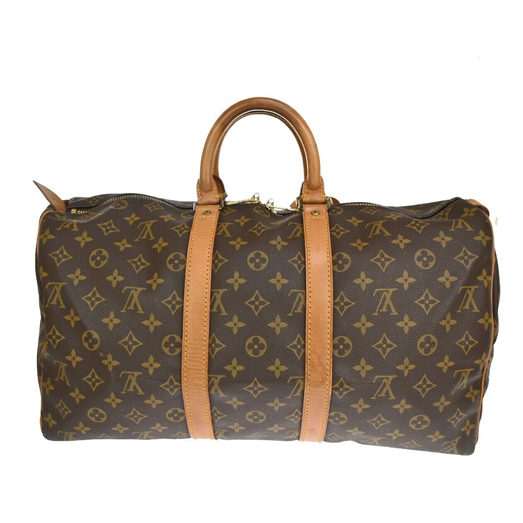 Louis Vuitton Keepall 45  Canvas Travel Bag ()