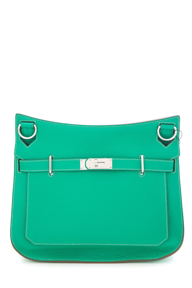 HermÃƒÆ’Ã‚Â¨s Green Jypsiere 31 CM Handbag