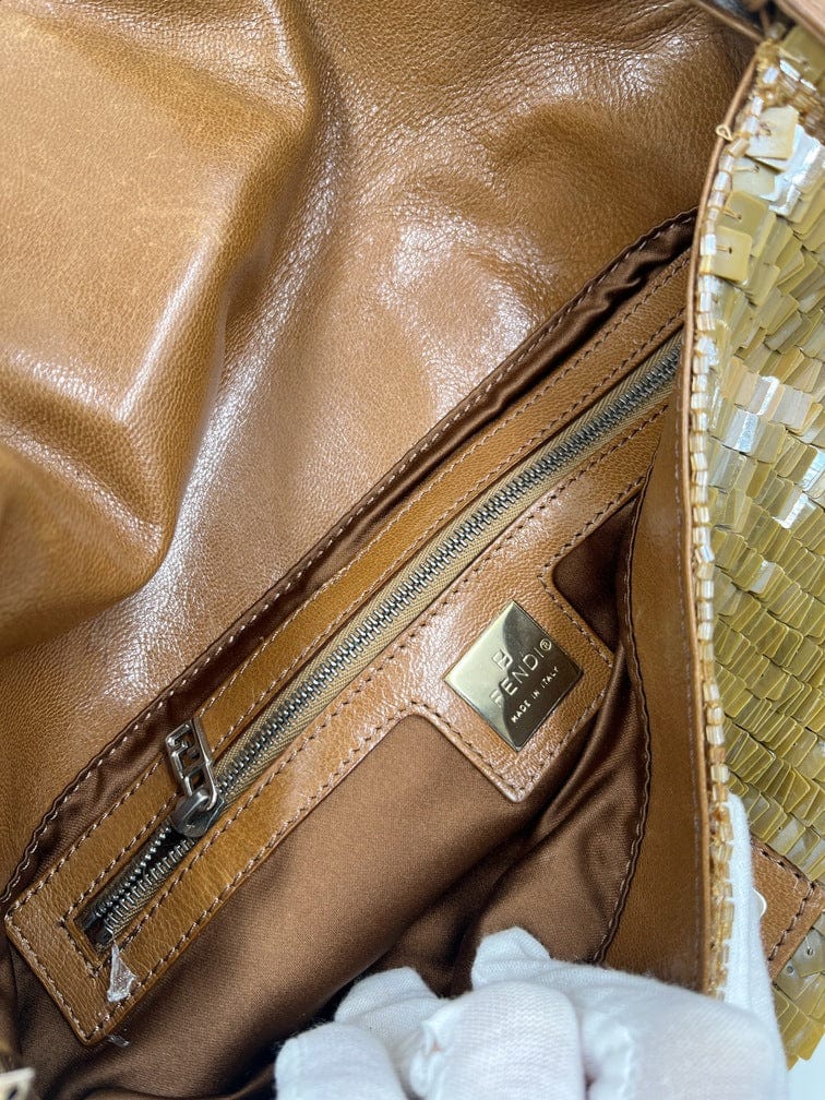Fendi Beaded Baguette Bag