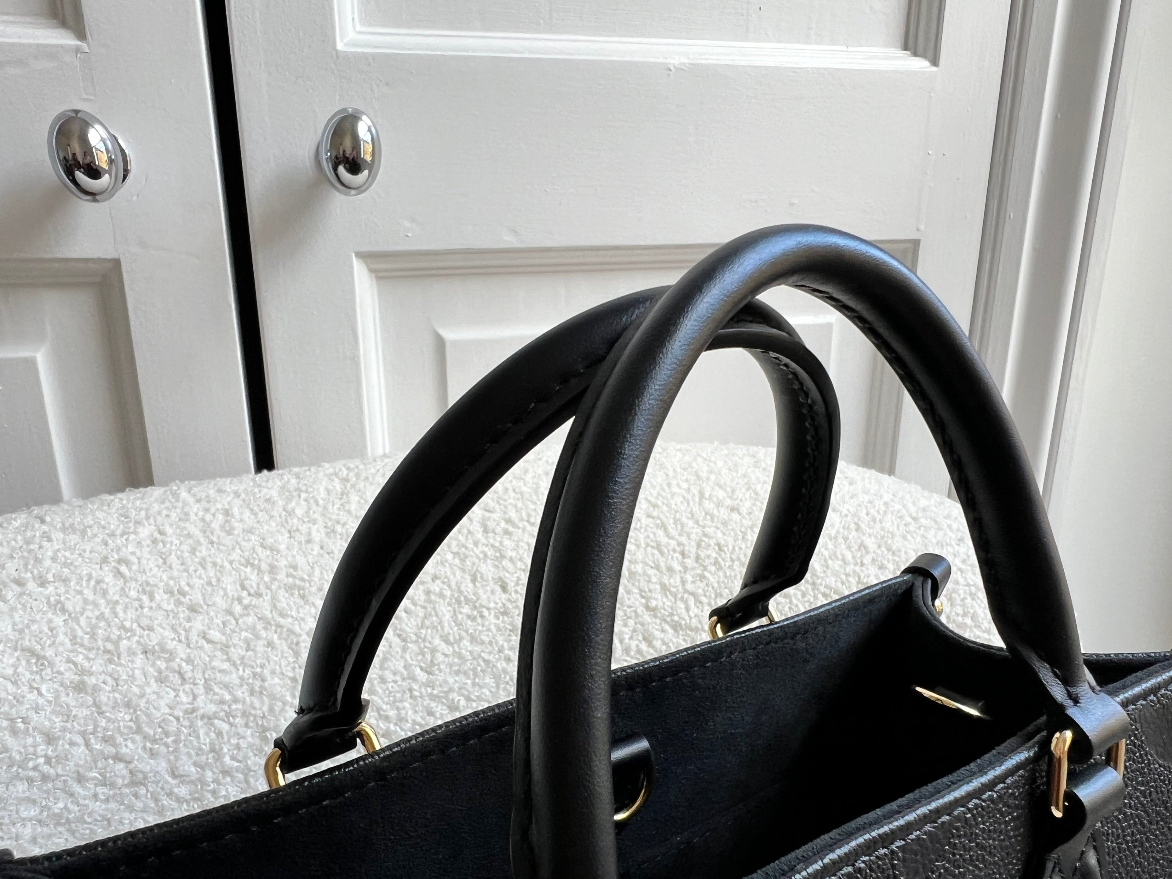 Louis Vuitton On the Go Black PM Empreinte (RRP £2,420)