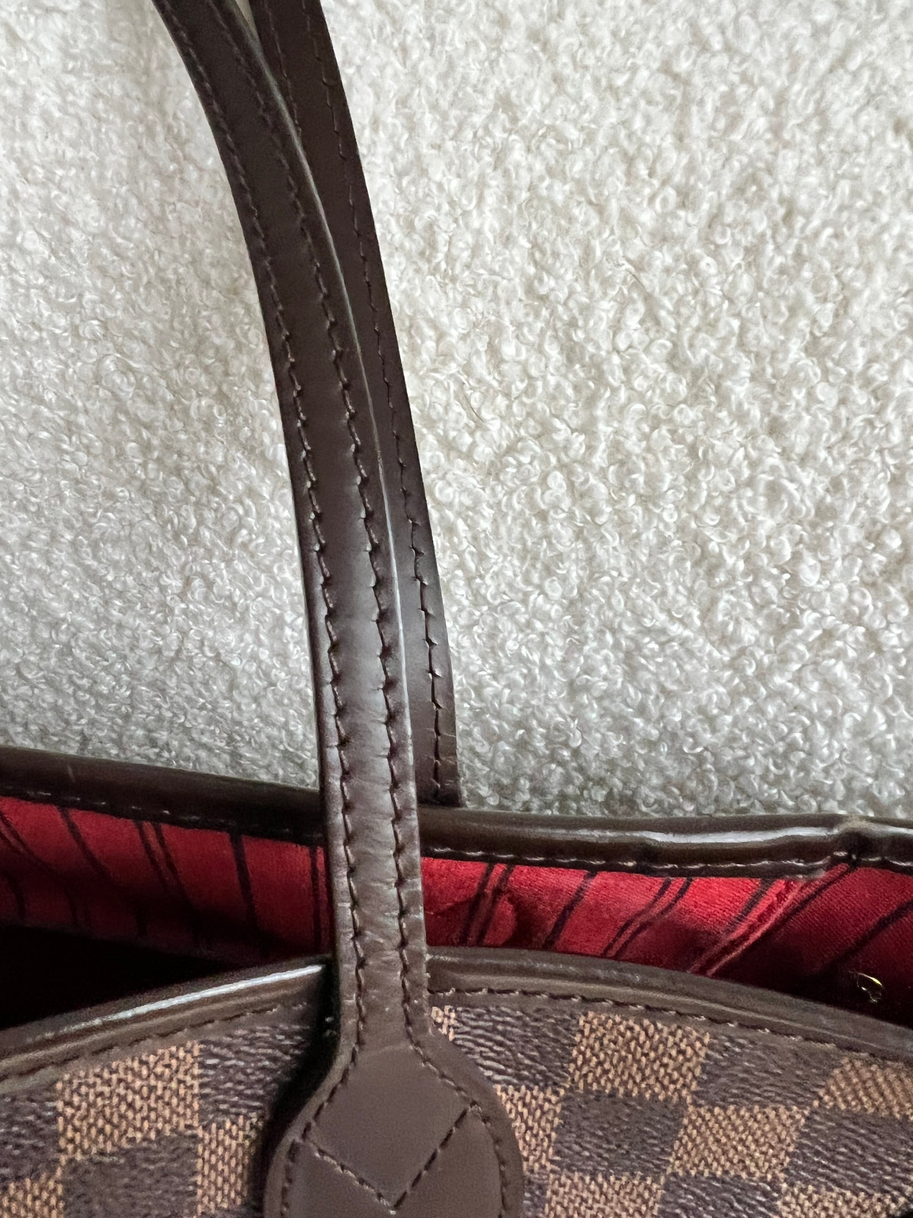 Louis Vuitton Neverfull MM Damier Ebene Cherry Interior (RRP £1,410)