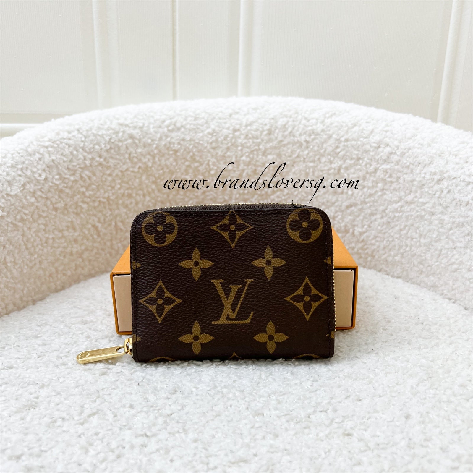 LV Zippy Card Holder / Coin Purse in Monogram Canvas GHW