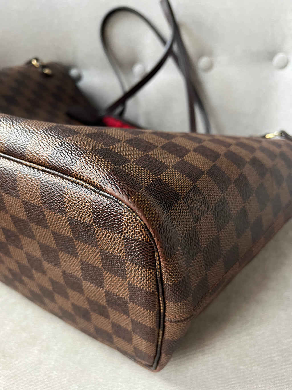 Louis Vuitton Neverfull MM Damier Ebene Cherry Interior (RRP £1,410)