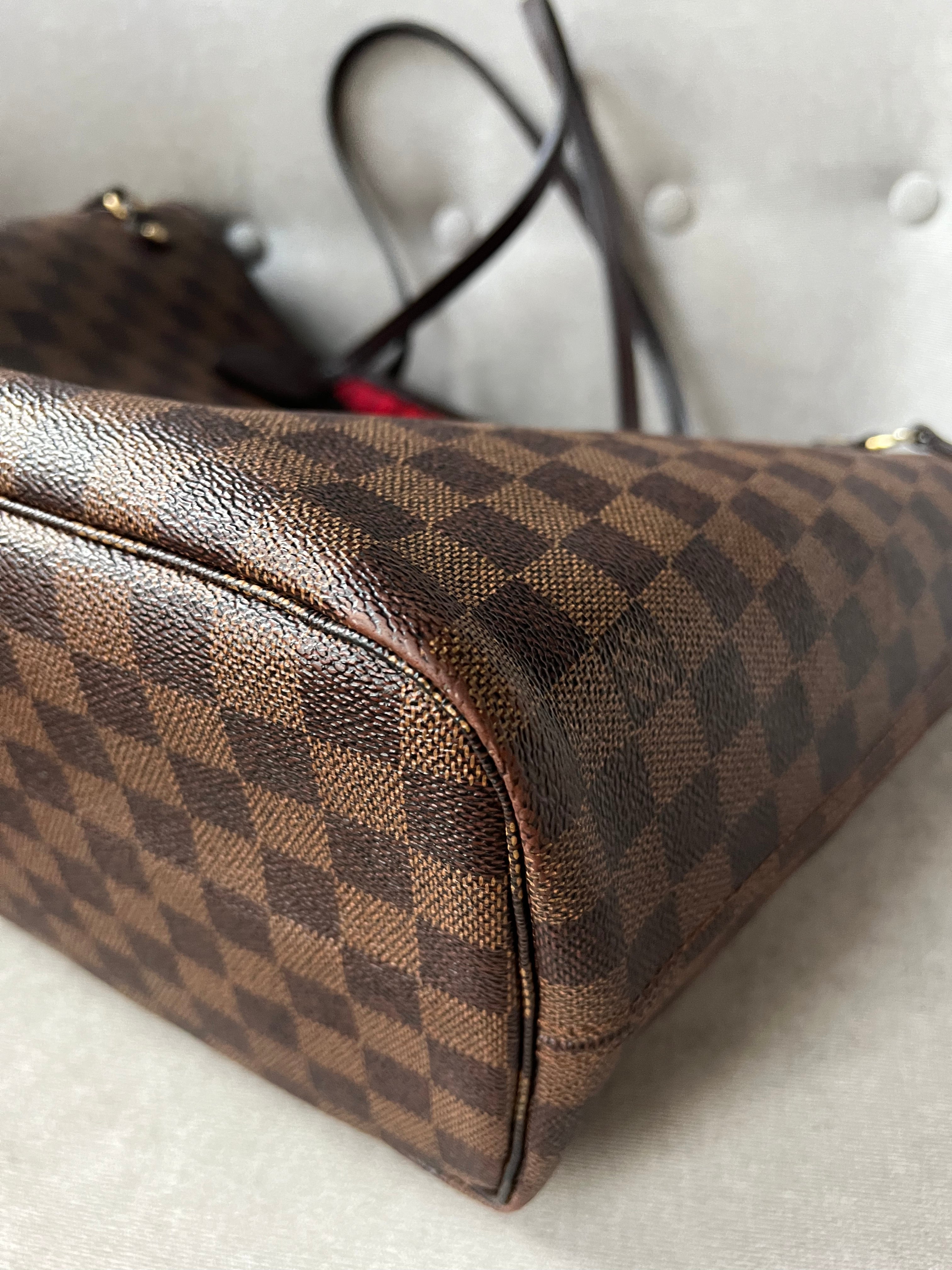 Louis Vuitton Neverfull MM Damier Ebene Cherry Interior (RRP £1,410)