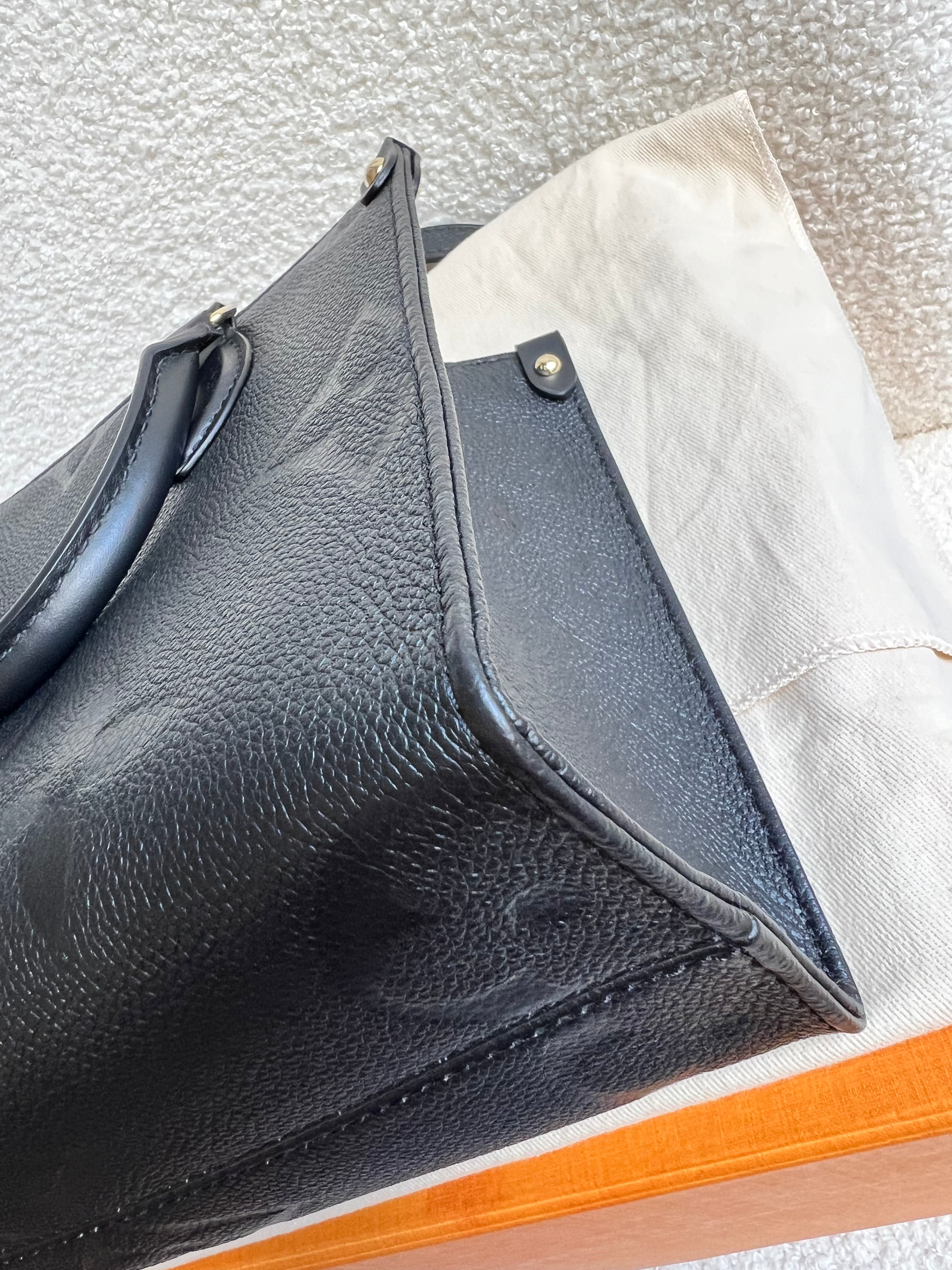 Louis Vuitton On the Go Black PM Empreinte (RRP £2,420)