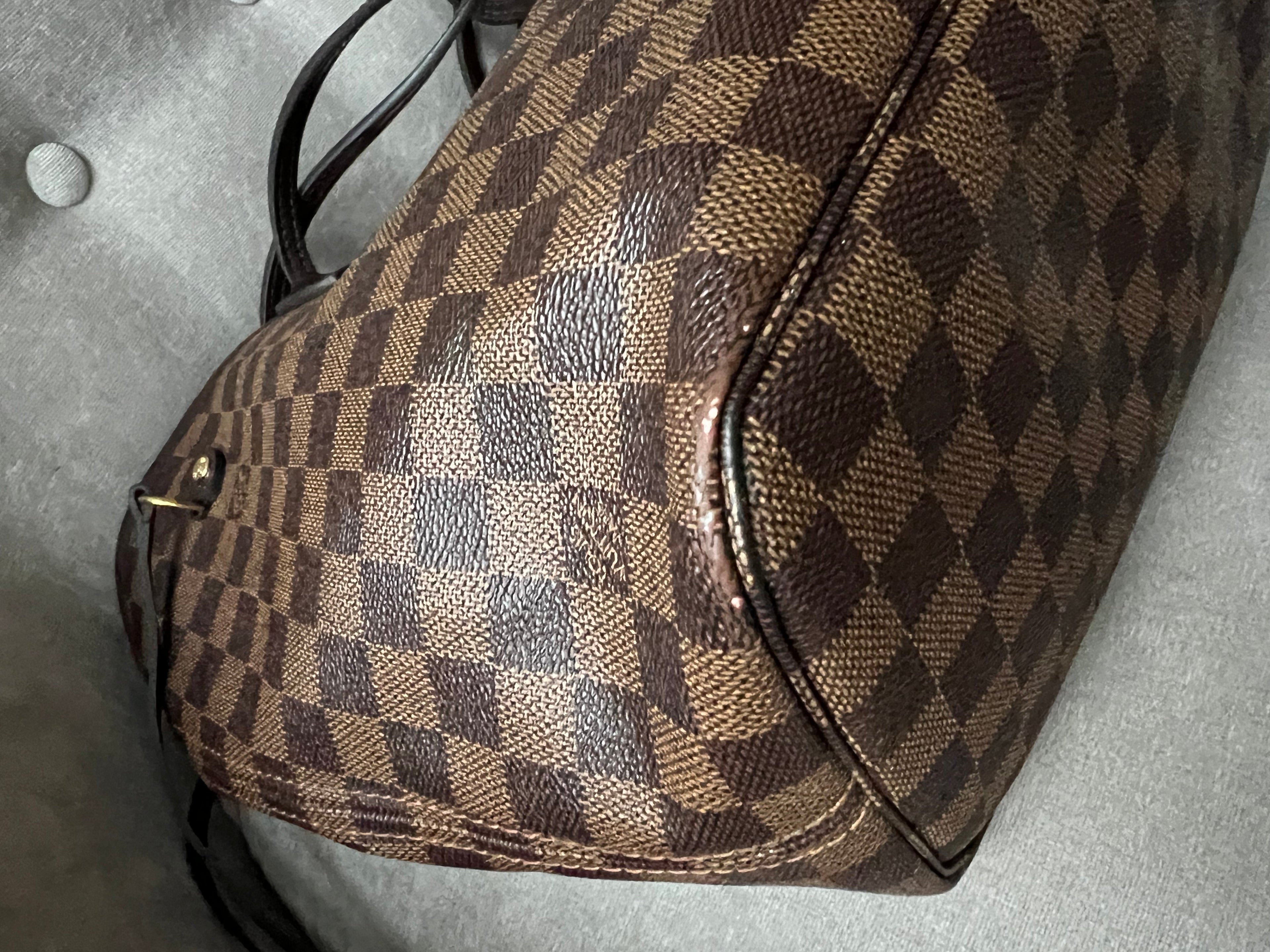 Louis Vuitton Neverfull MM Damier Ebene Cherry Interior (RRP £1,410)