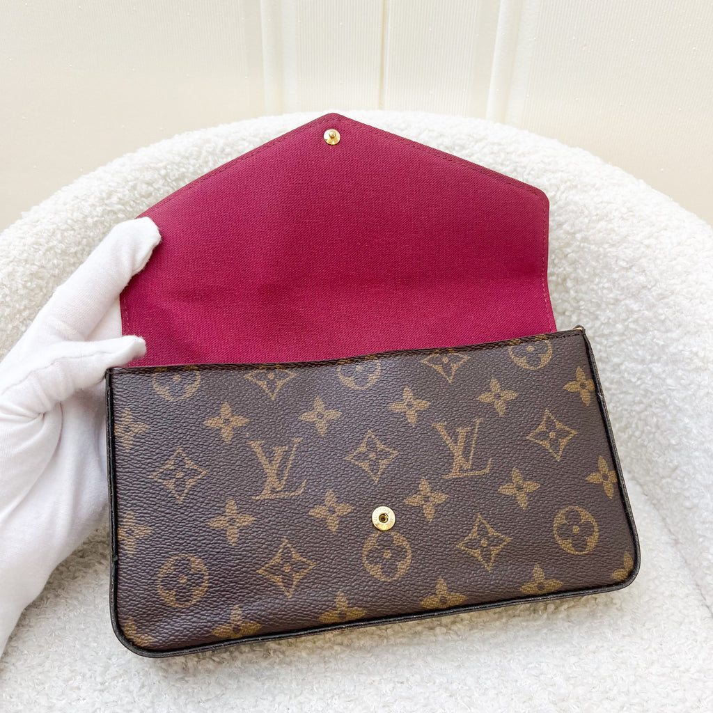 LV Felicie Pochette in Monogram Canvas and GHW
