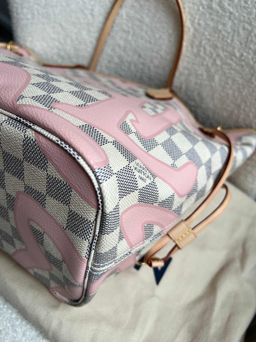 Louis Vuitton Neverfull MM Tahitienne Damier Azur Limited Edition