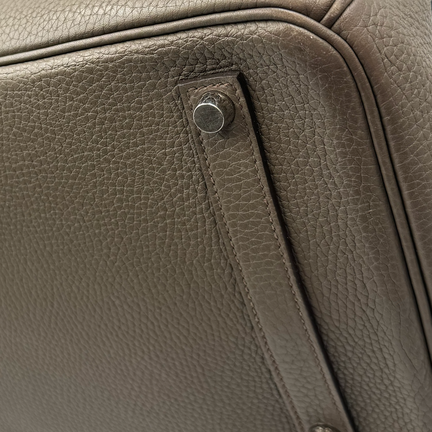 HermÃƒÆ’Ã‚Â¨s Birkin 35 Etain Clemence Palladium