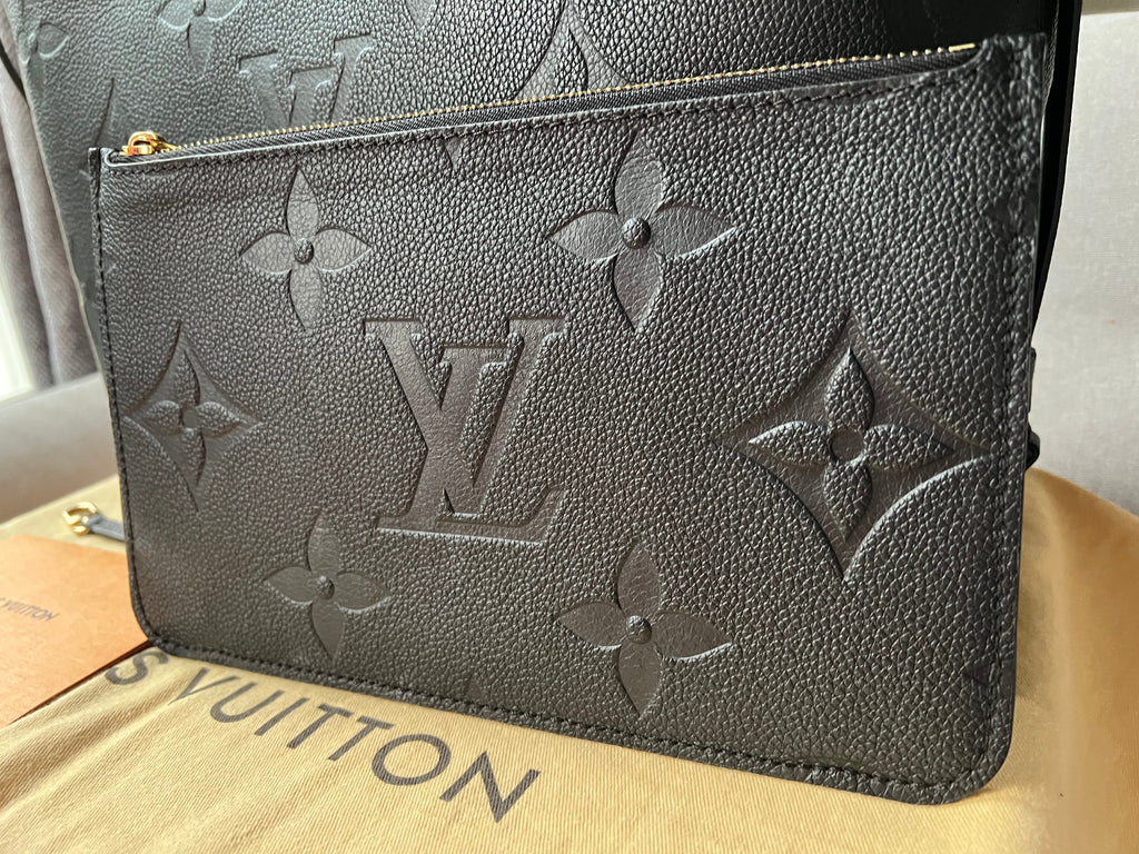 Louis Vuitton Neverfull MM Black Empreinte (RRP £1,940)