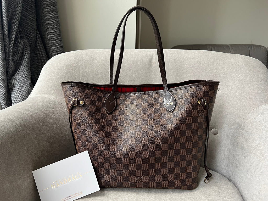Louis Vuitton Neverfull MM Damier Ebene Cherry Interior (RRP £1,410)