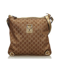 Gucci Abbey Monogram Nylon Crossbody Bag