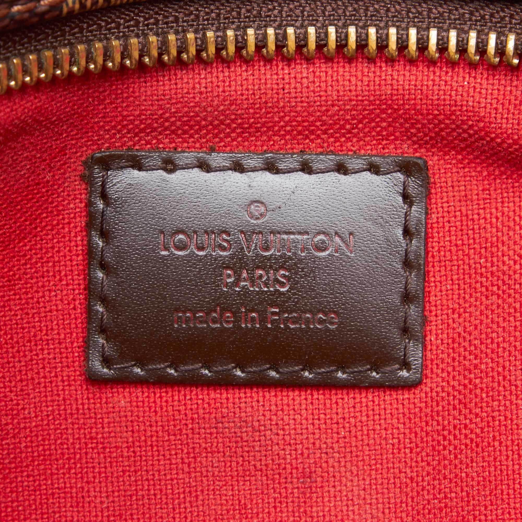 Louis Vuitto Bloomsbury GM Damier Ebene Canvas Bag