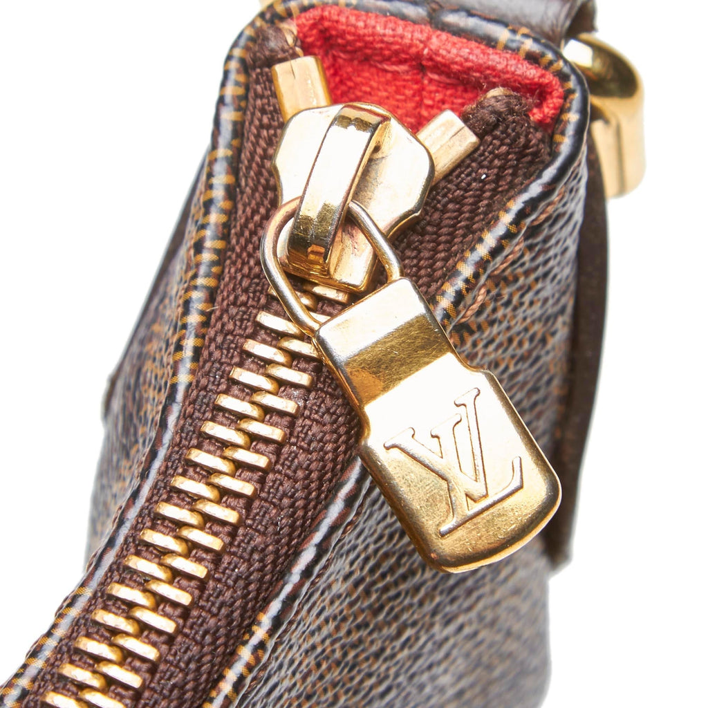 Louis Vuitto Bloomsbury GM Damier Ebene Canvas Bag