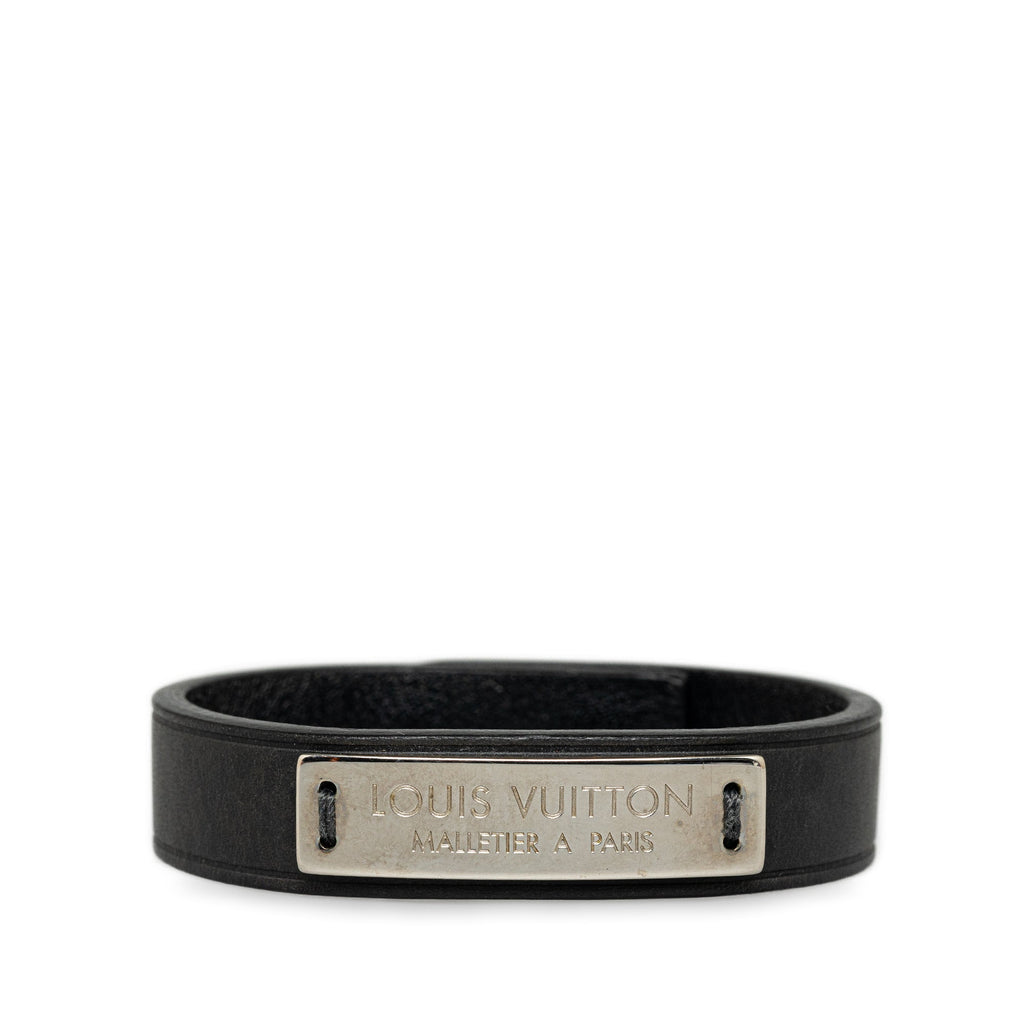 Black Louis Vuitton Press It Bracelet