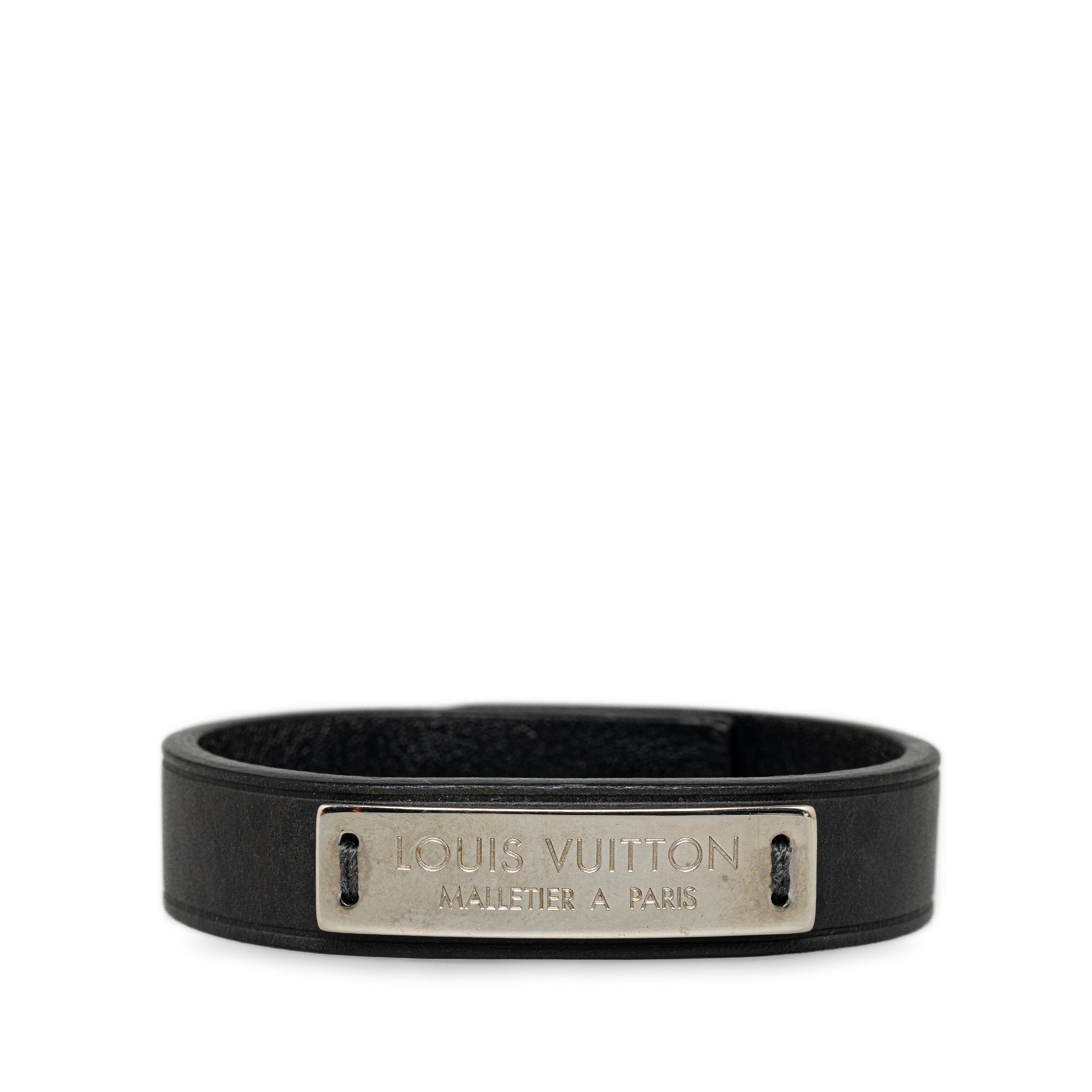 Black Louis Vuitton Press It Bracelet