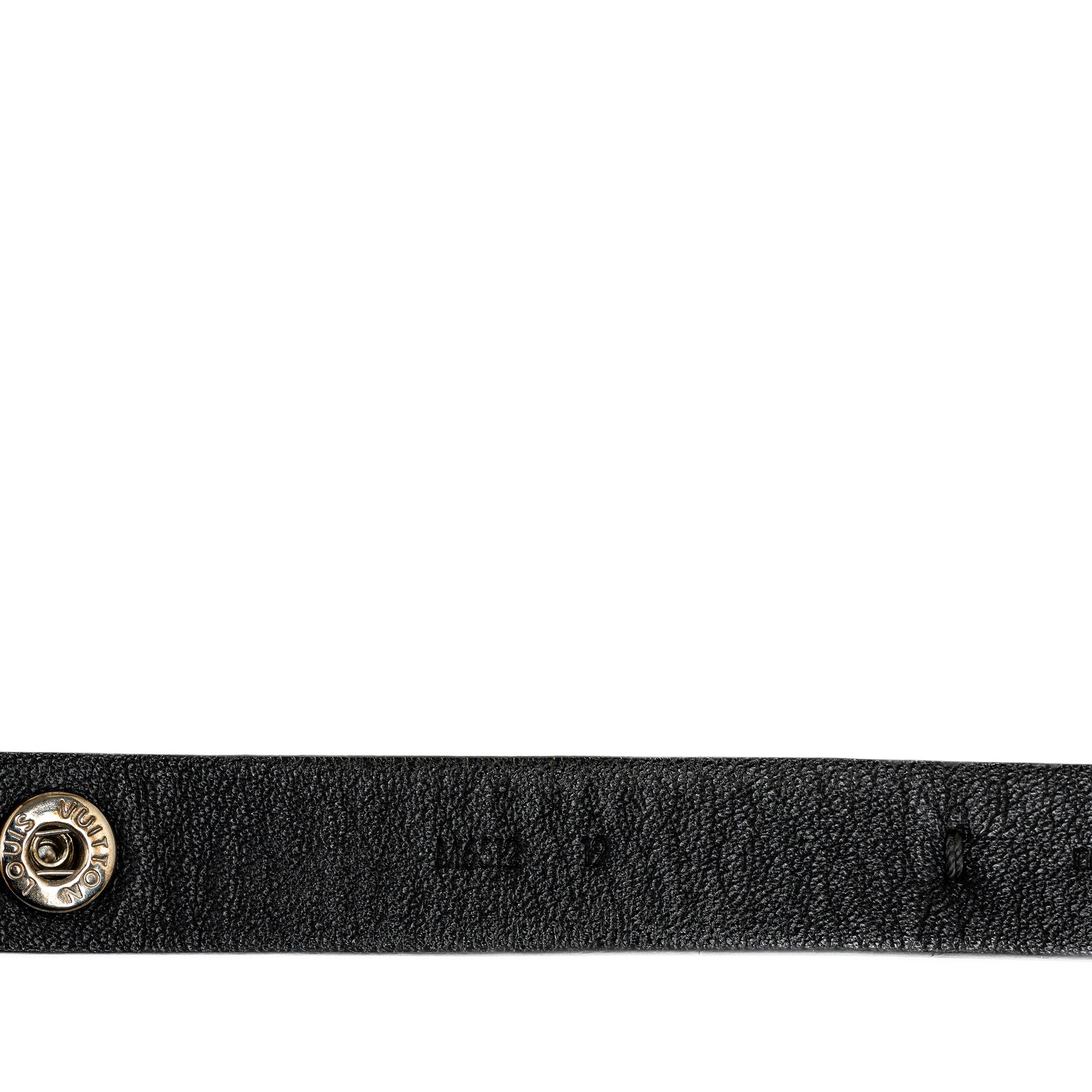 Black Louis Vuitton Press It Bracelet