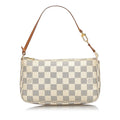 Louis Vuitto Pochette Accessoires Damier Azur Canvas Bag