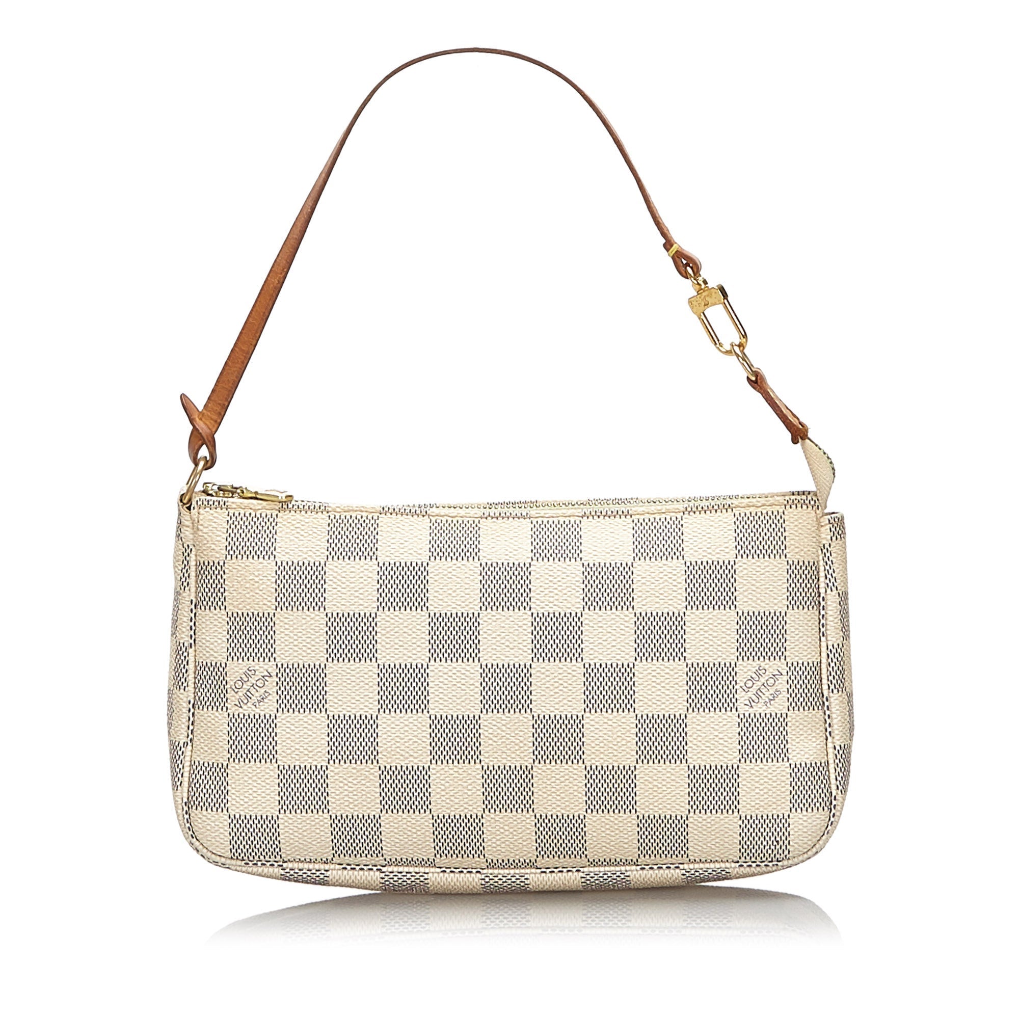Louis Vuitto Pochette Accessoires Damier Azur Canvas Bag