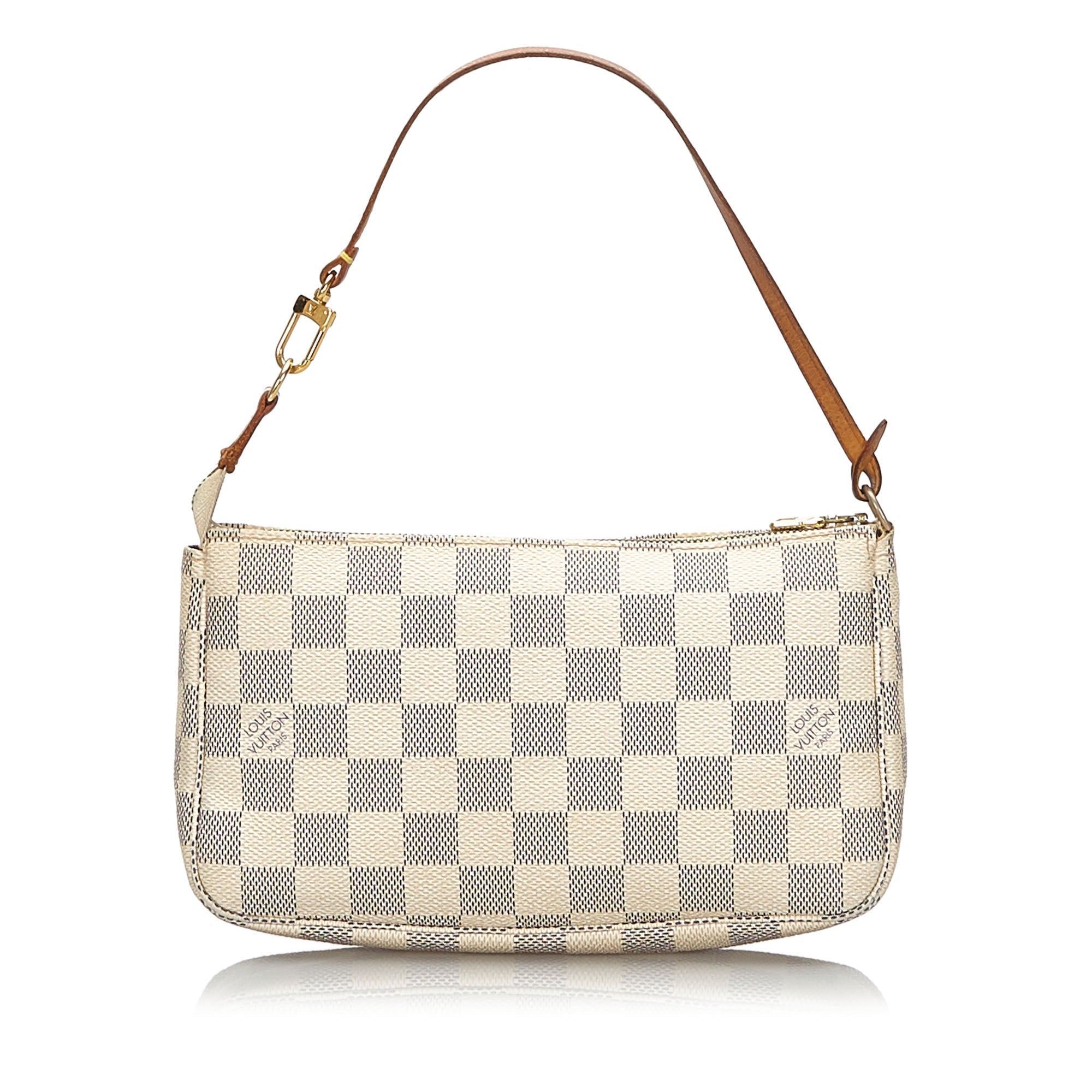 Louis Vuitto Pochette Accessoires Damier Azur Canvas Bag