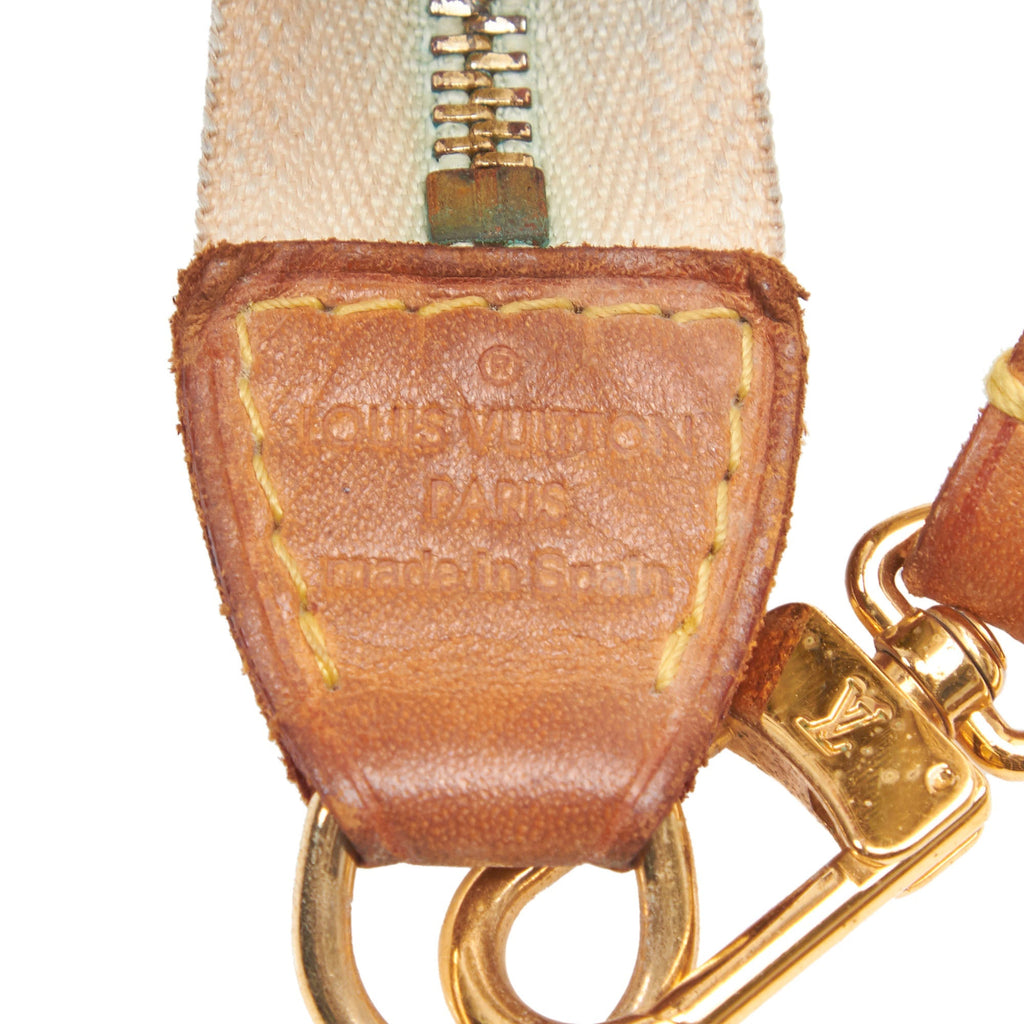 Louis Vuitto Pochette Accessoires Damier Azur Canvas Bag