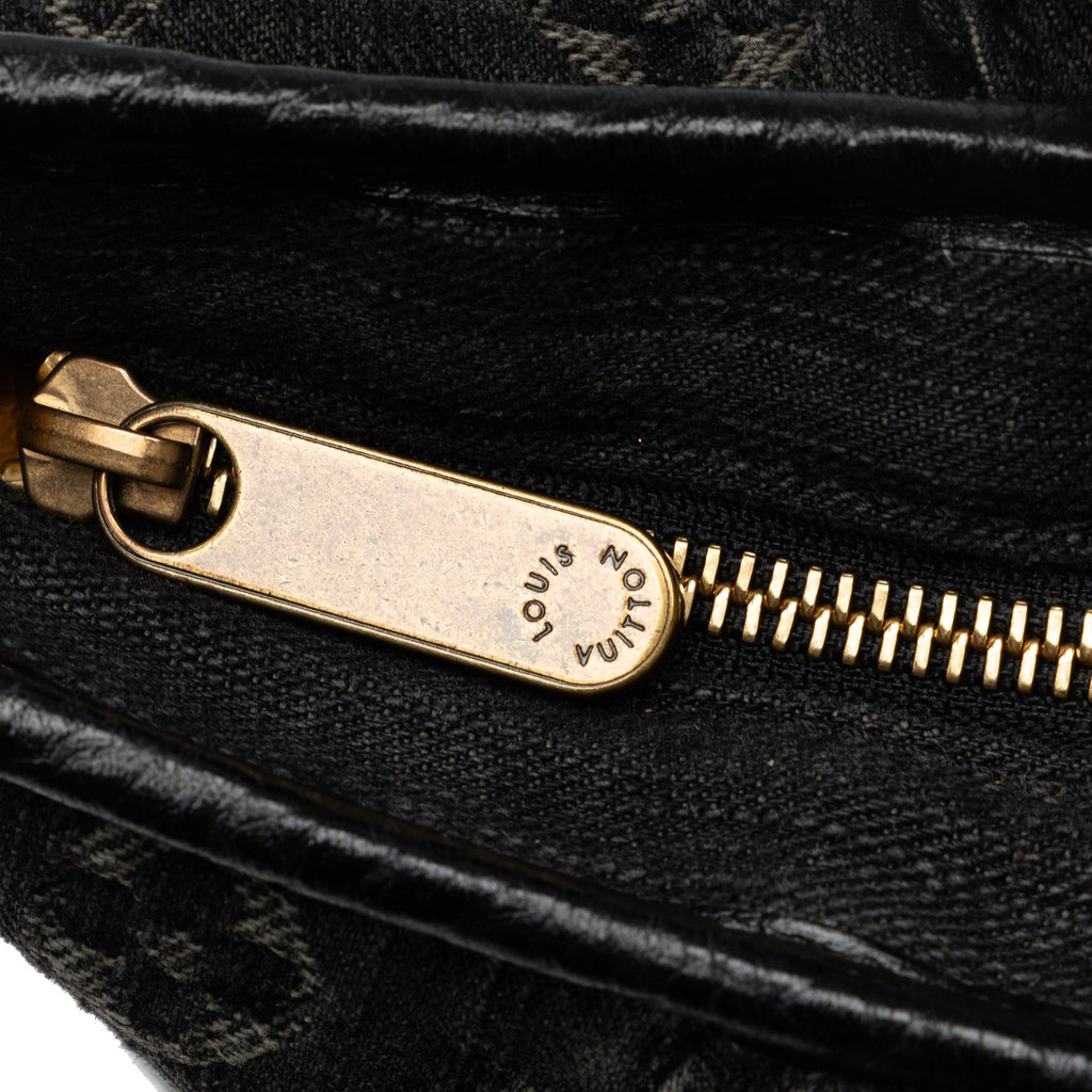 Black Louis Vuitton Monogram Denim Neo Cabby GM Satchel