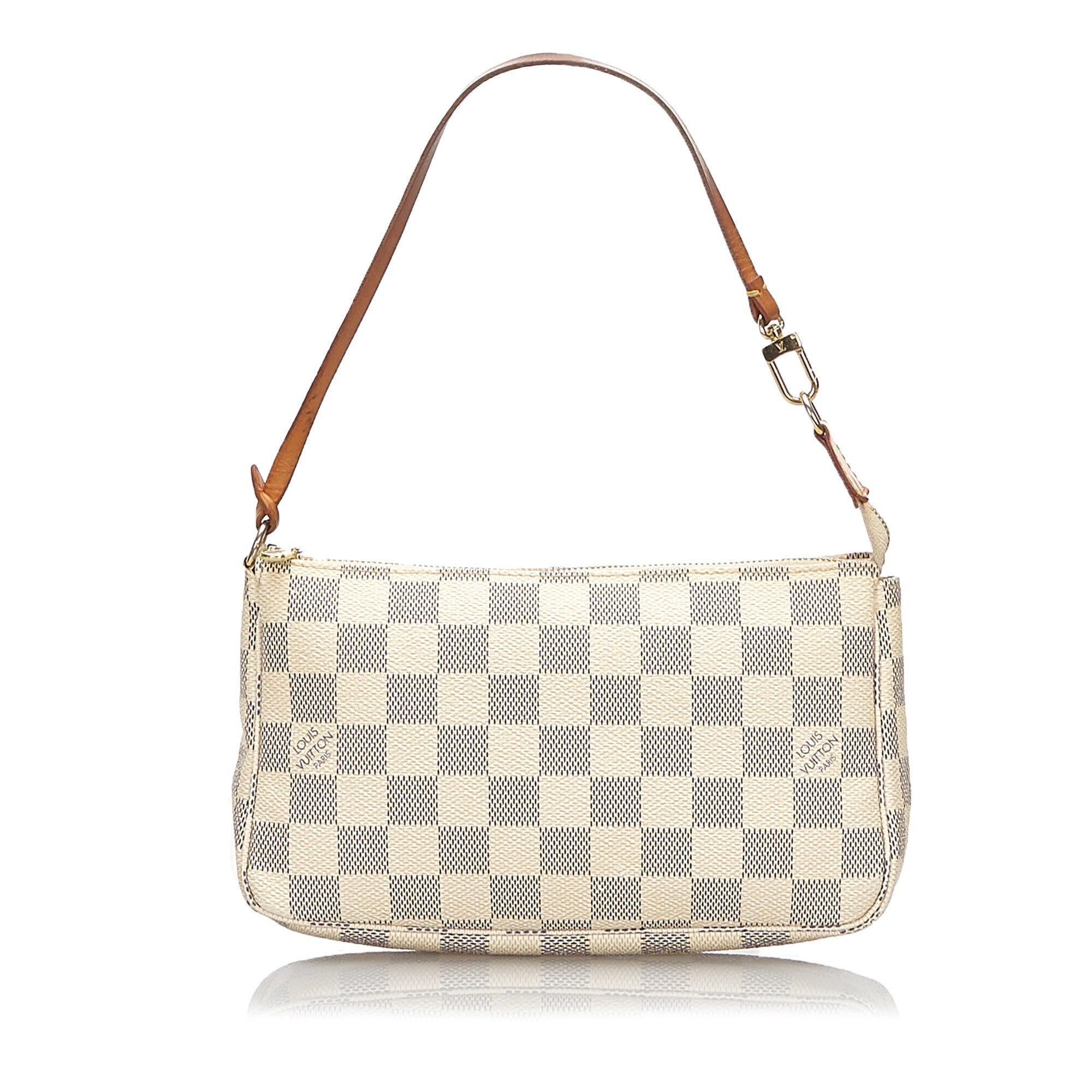Louis Vuitto Pochette Accessoires Damier Azur Canvas Bag