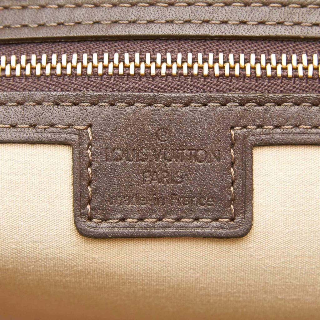 Louis Vuitto Alma Haut Mini Lin Canvas Handbag