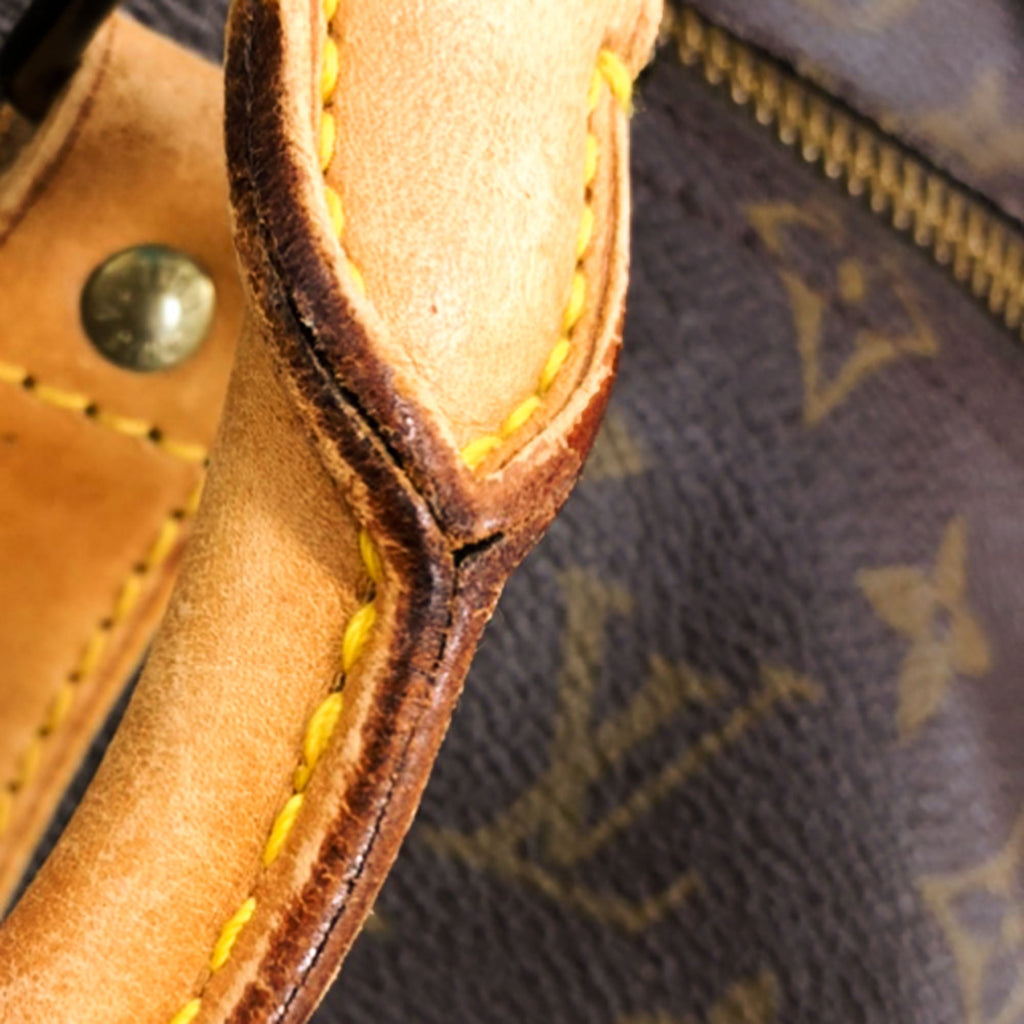 Brown Louis Vuitton Monogram Keepall 50 Travel Bag