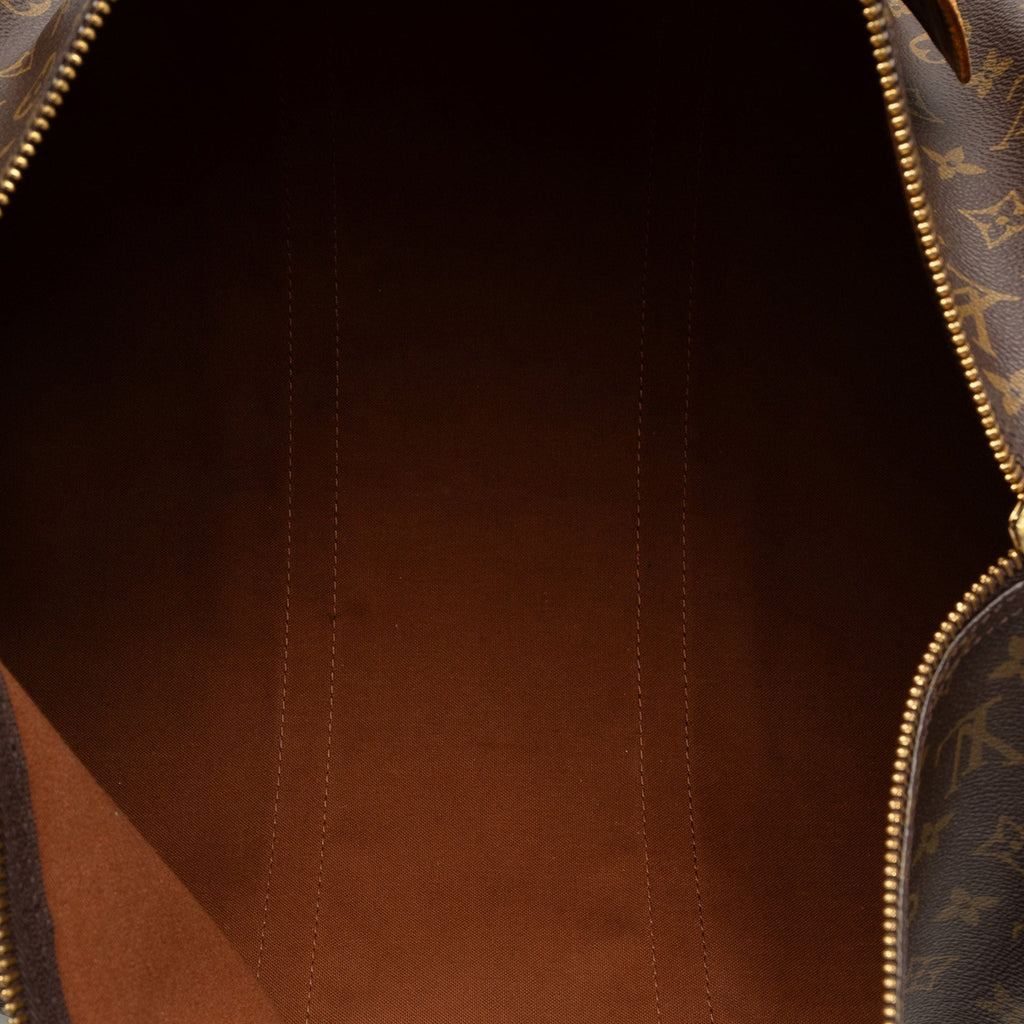 Brown Louis Vuitton Monogram Keepall 50 Travel Bag
