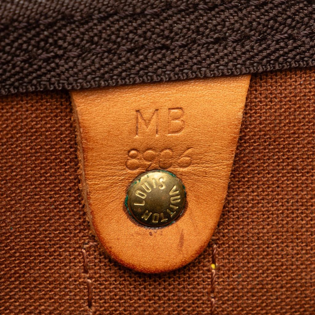 Brown Louis Vuitton Monogram Keepall 50 Travel Bag