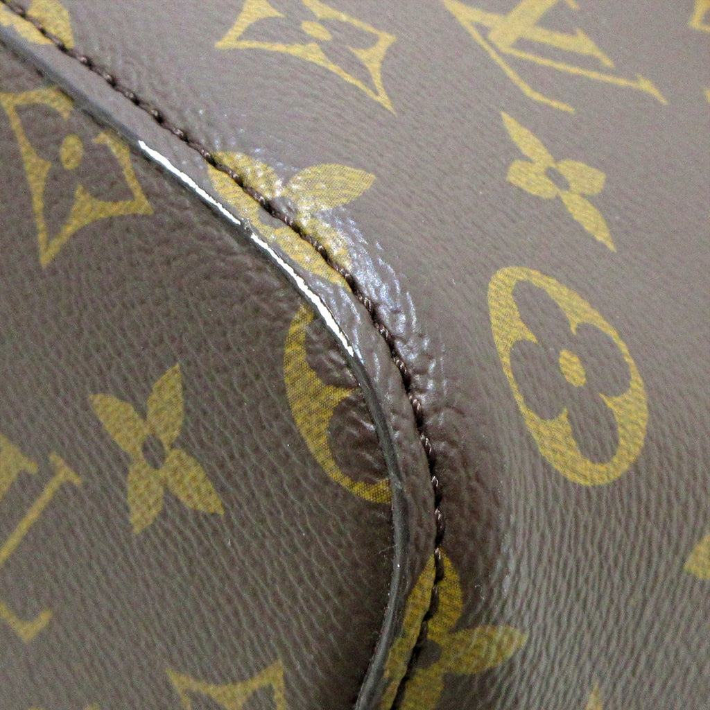 Brown Louis Vuitton Monogram Neonoe MM Bucket Bag