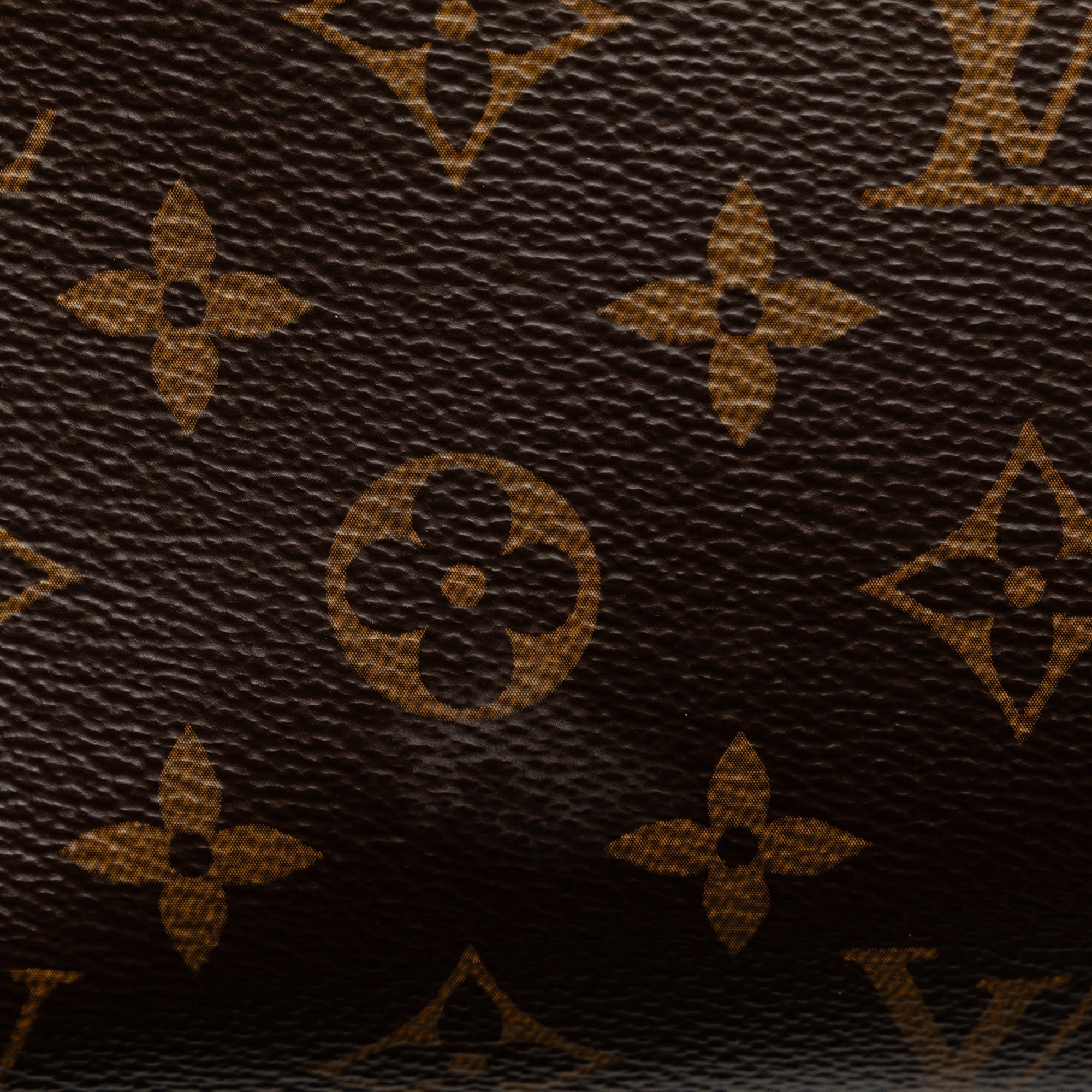 Brown Louis Vuitton Monogram Flower Zipped Tote PM Satchel