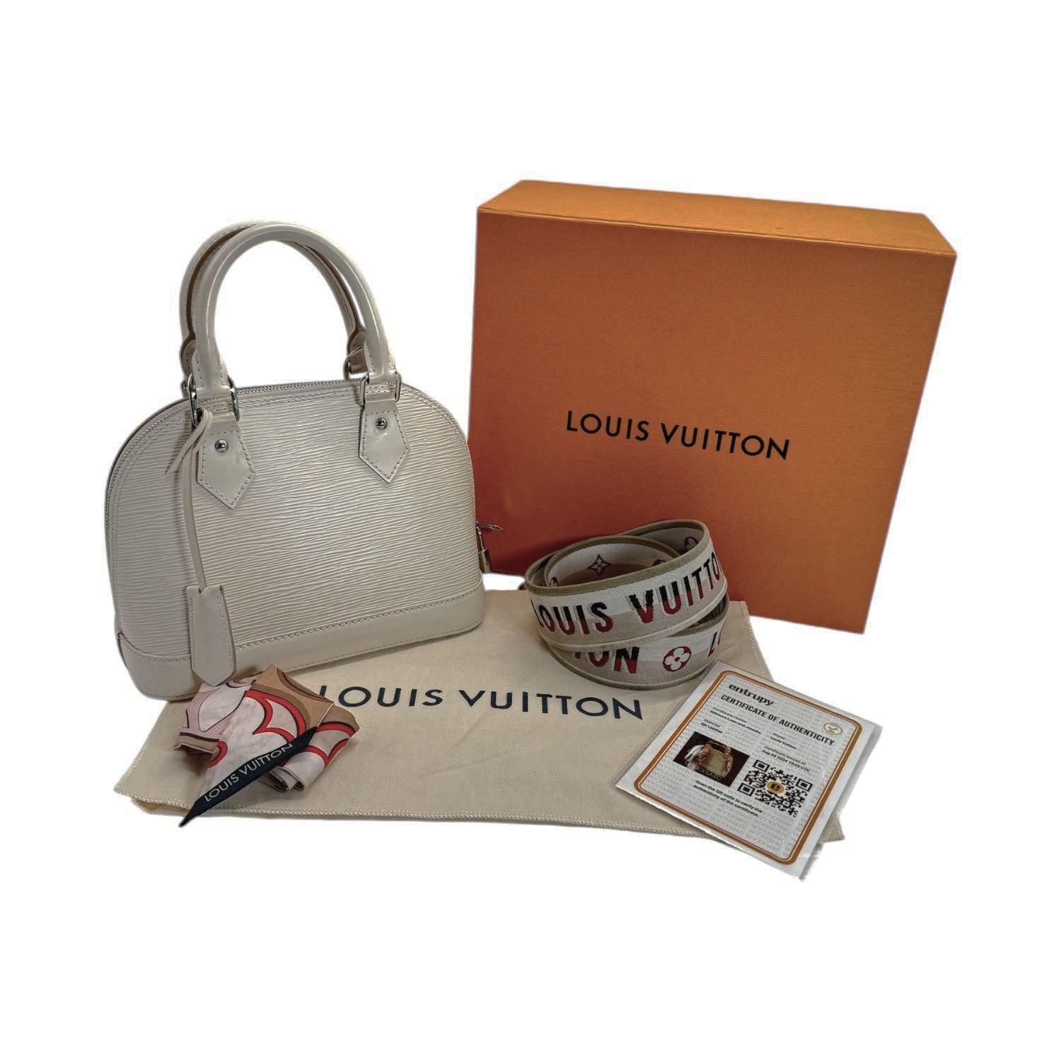 Louis Vuitton Epi Jacquard Alma BB Quartz Handbag